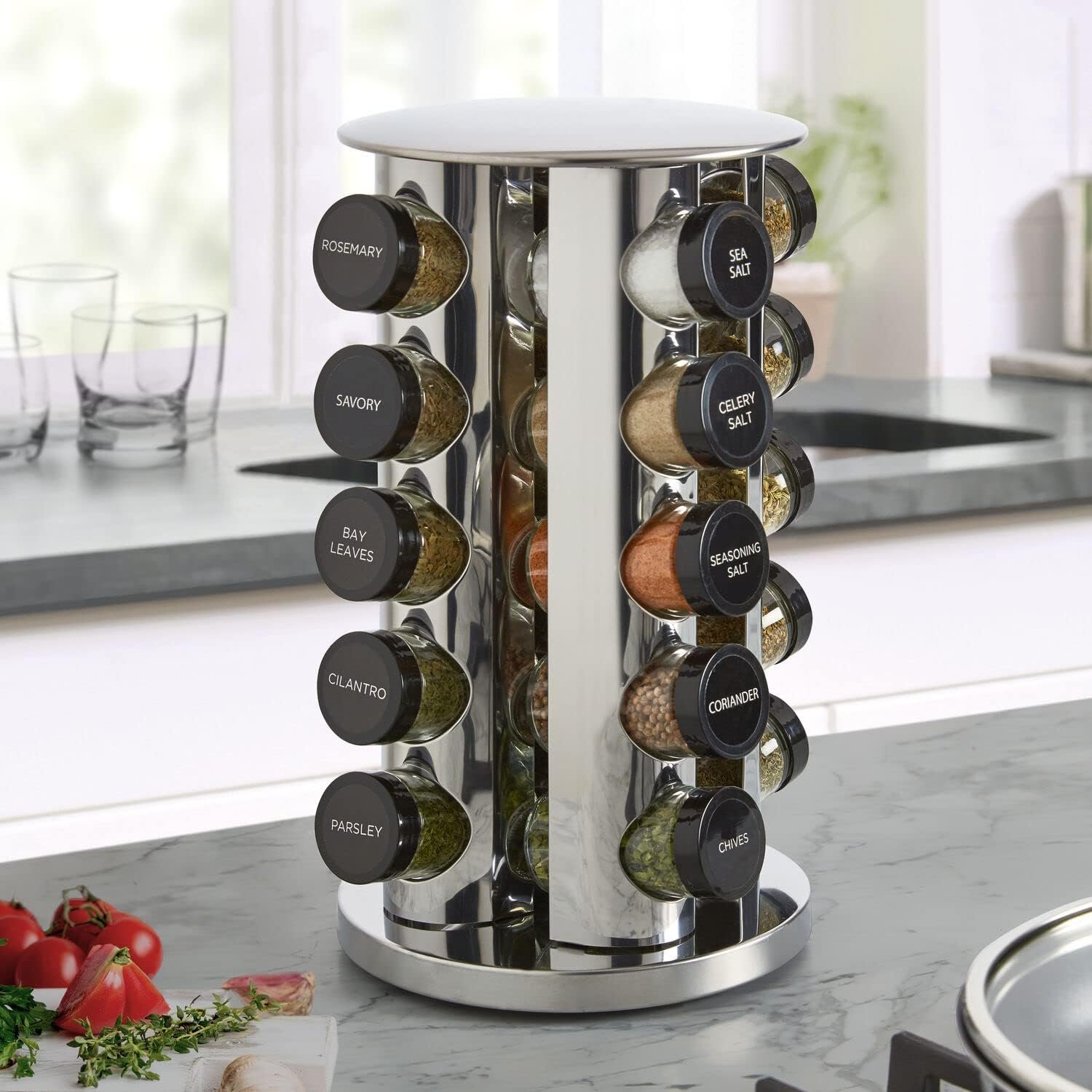 revolving spice rack