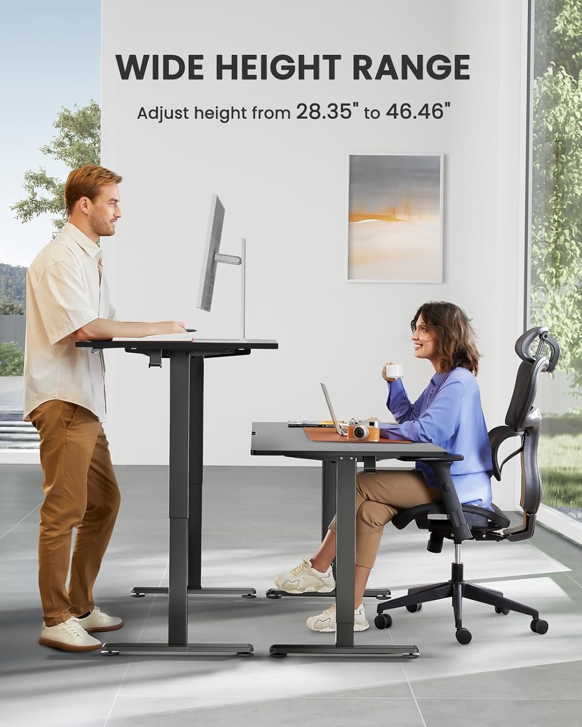 height adjustable desk