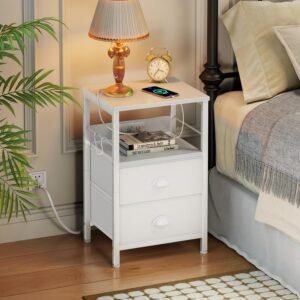 end table with charging station