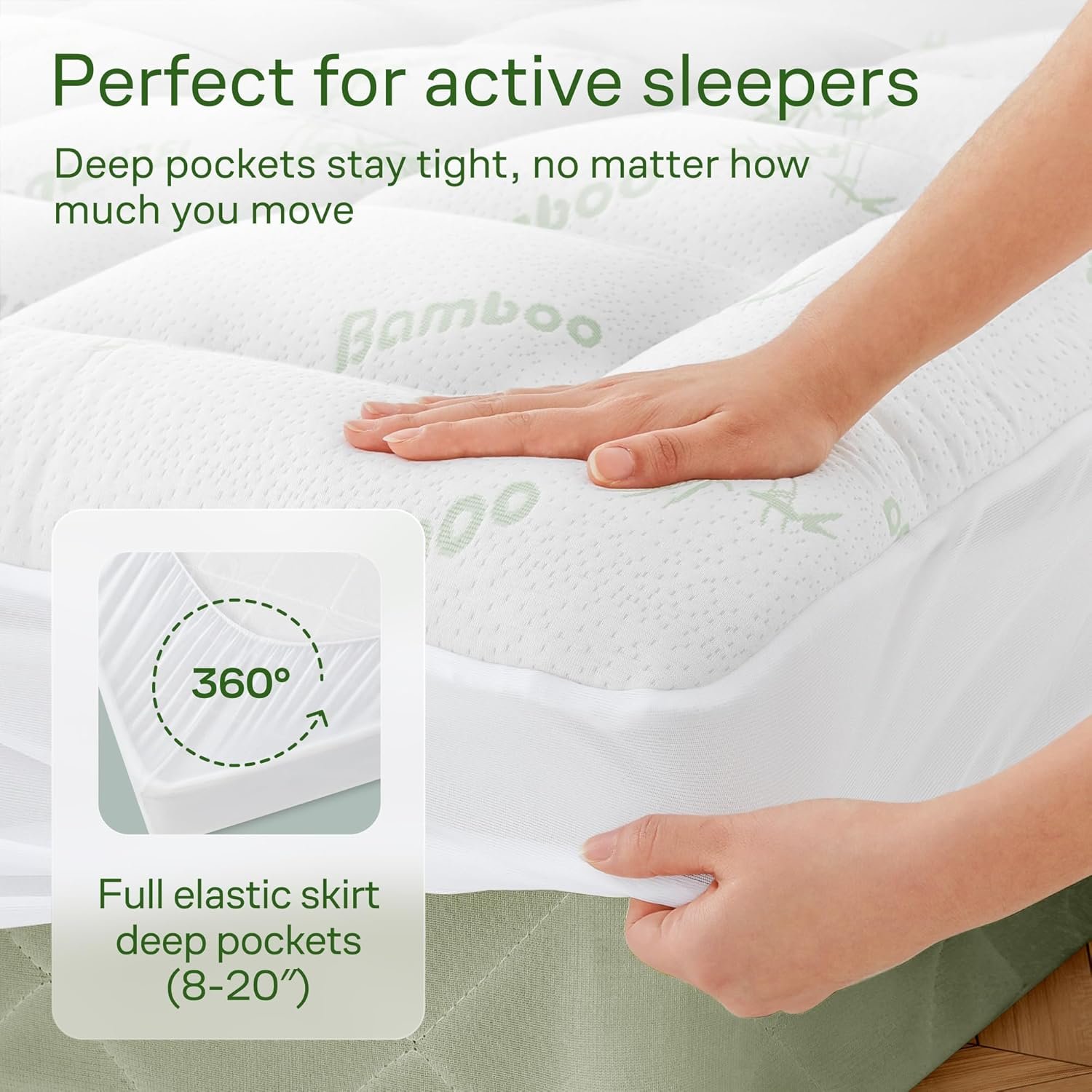 bamboo mattress topper