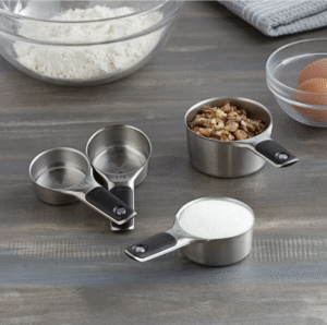 stainless steel measuring cups