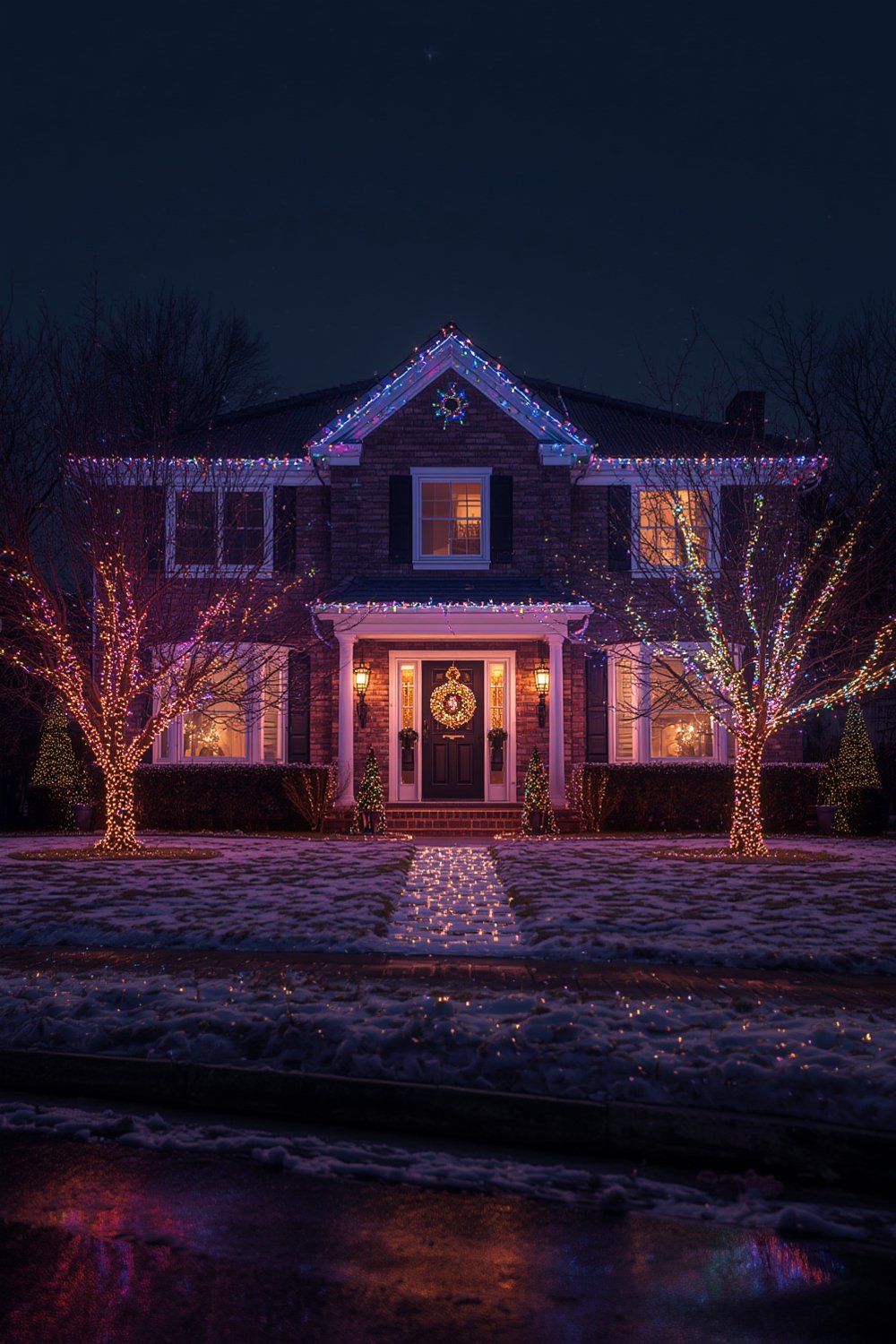 AI Christmas lights - Illustration 1