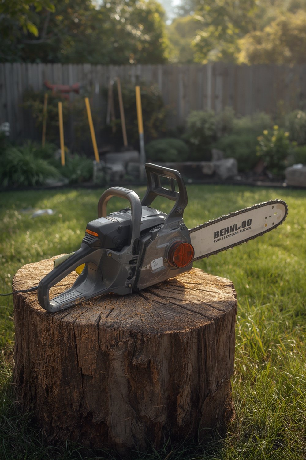 portable electric chainsaw - Illustration 1