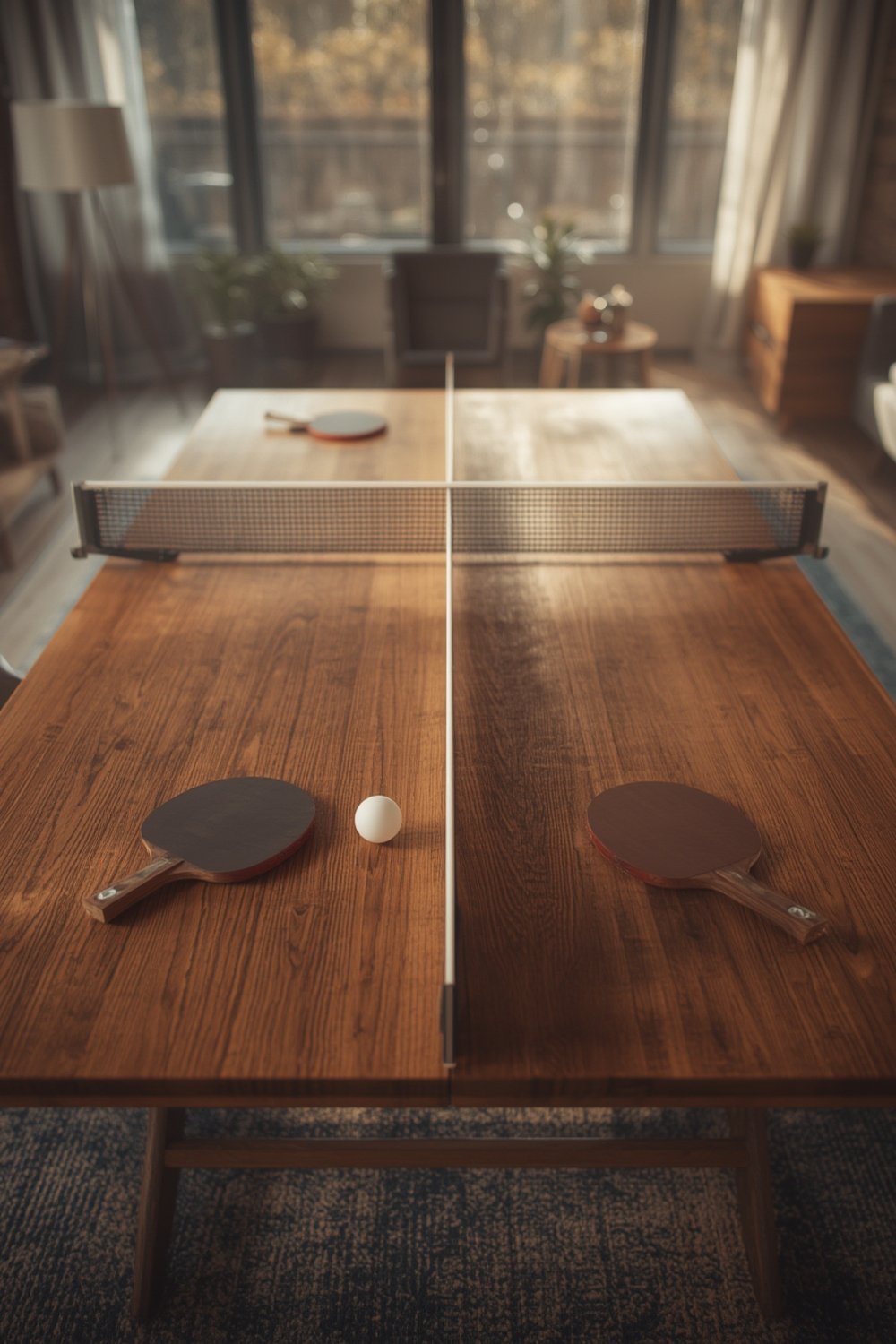 retractable ping pong net - Illustration 1