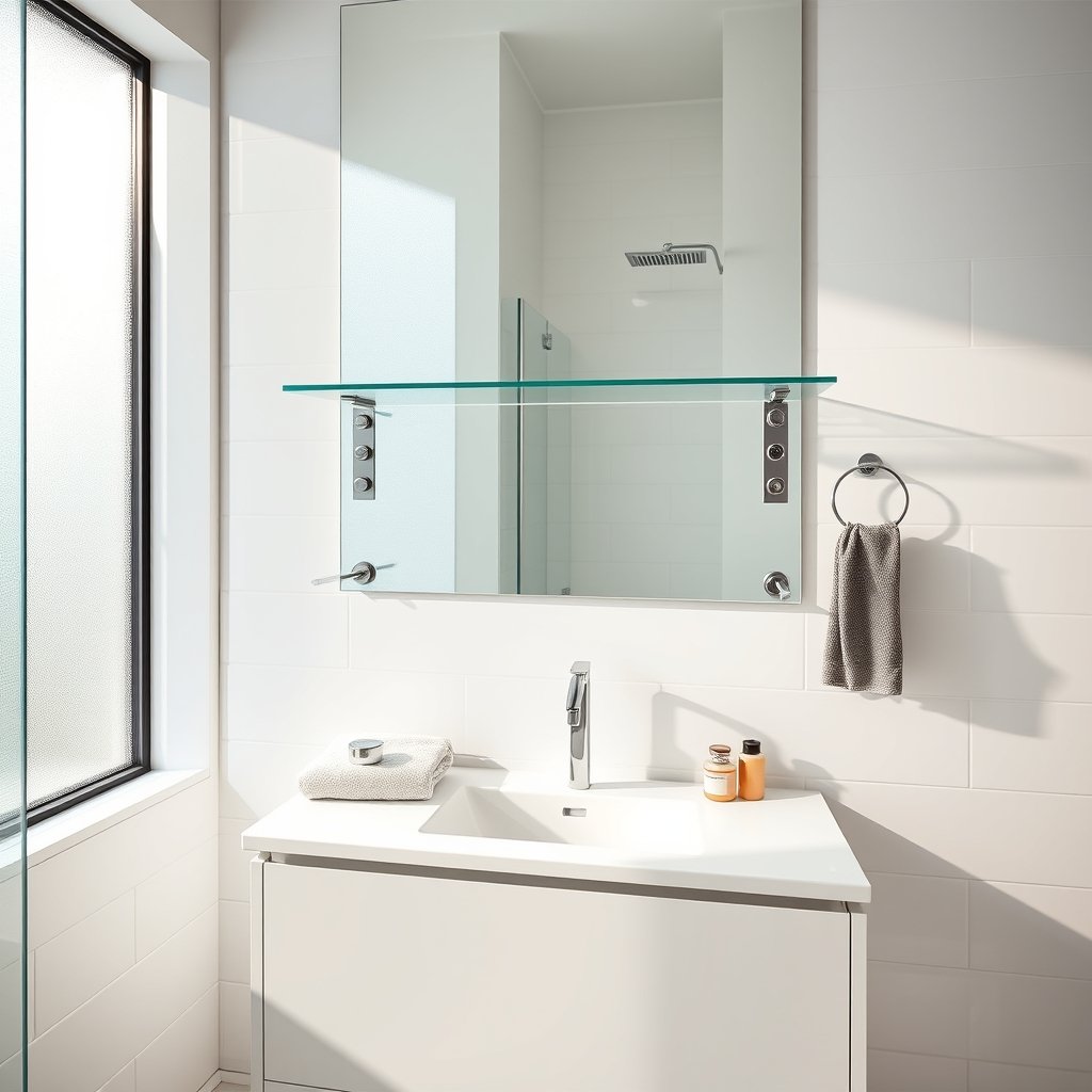 glass shelf product view