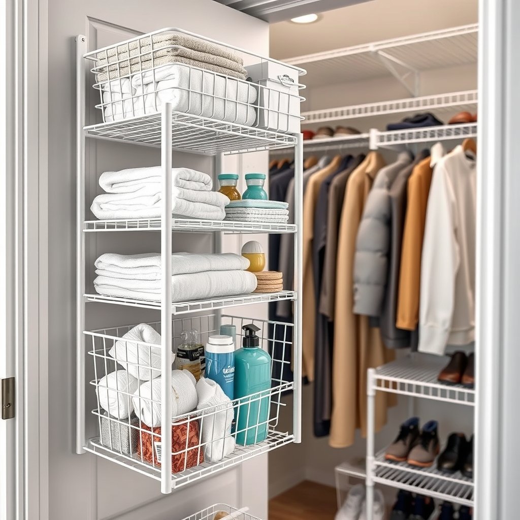 wall rack in action